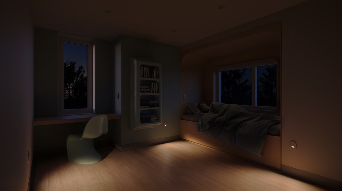 Throughout the night